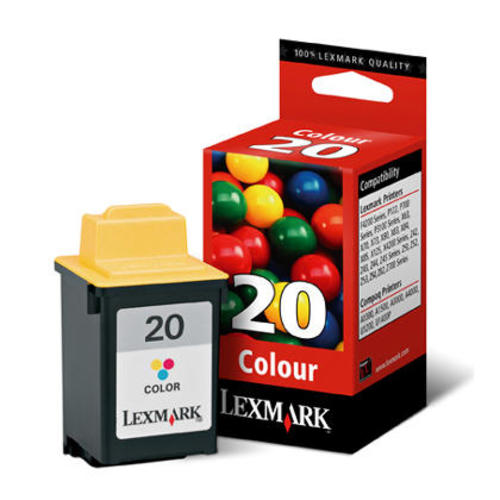 medium plus 1c053 Lexmark 15M0120 OEM 3200 Color JetPrinter Lexmark 15M0120 No 20 Original Color Ink Cartridge